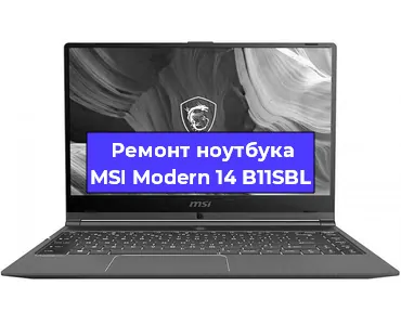 Чистка от пыли и замена термопасты на ноутбуке MSI Modern 14 B11SBL в Москве